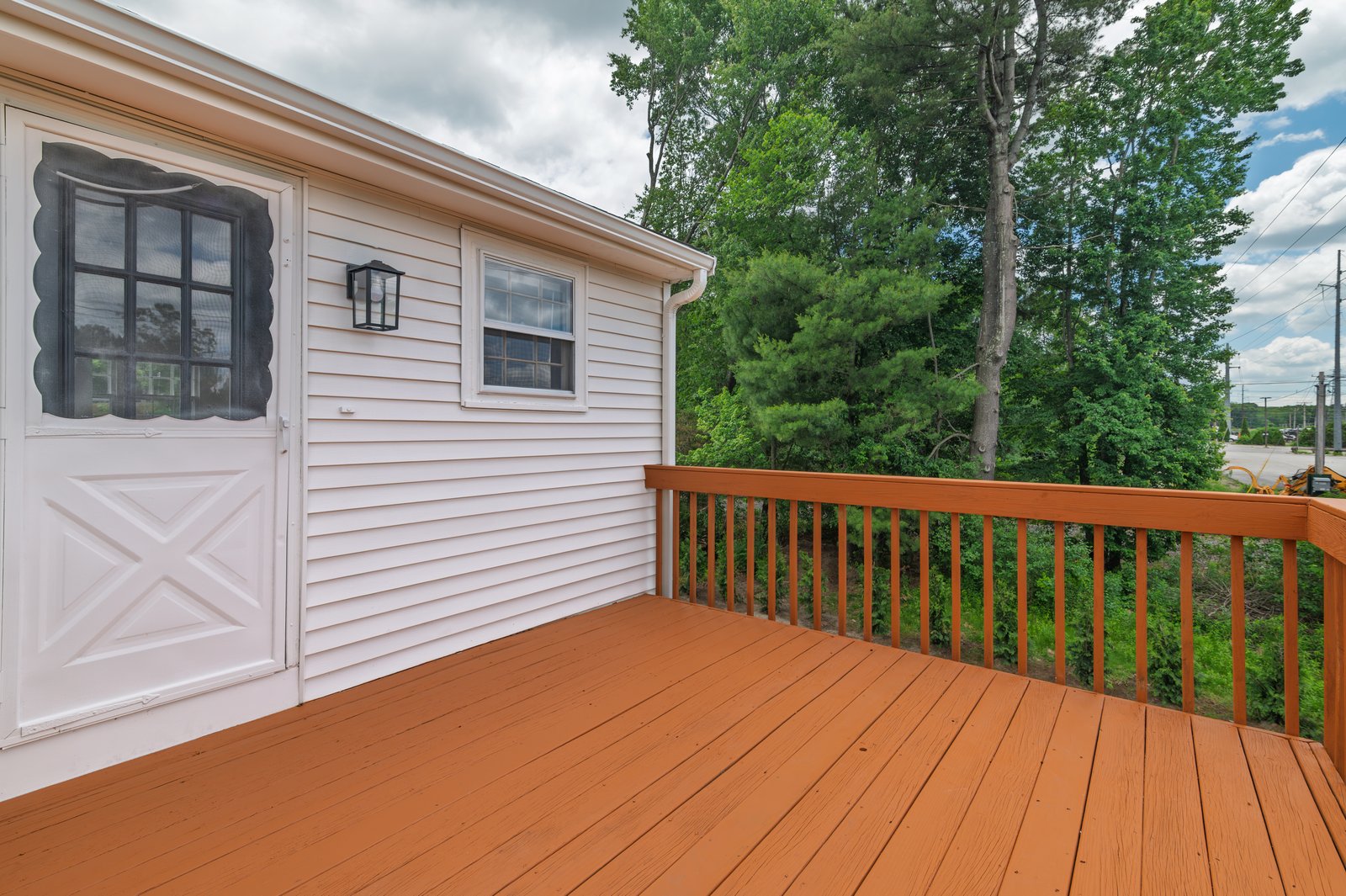 Deck and yard